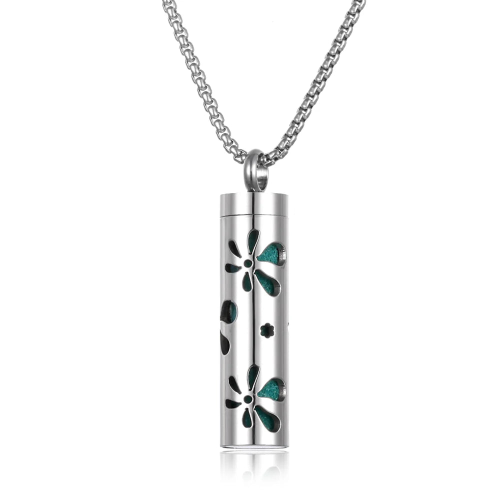 Aromatherapy Diffuser Necklace - Essential Oil Pendant