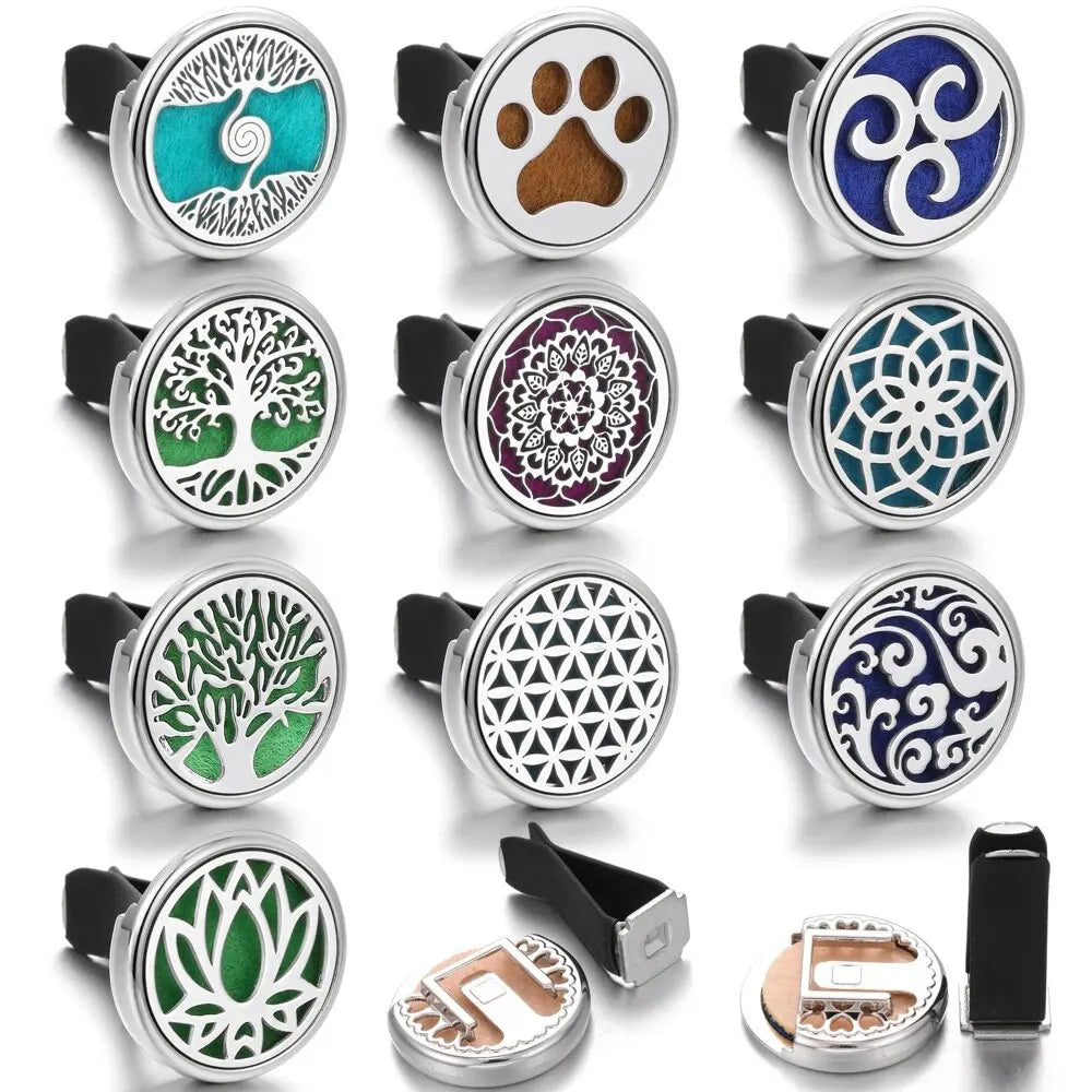 Tree Car Aromatherapy Diffuser - Essential Oil Vent Clip