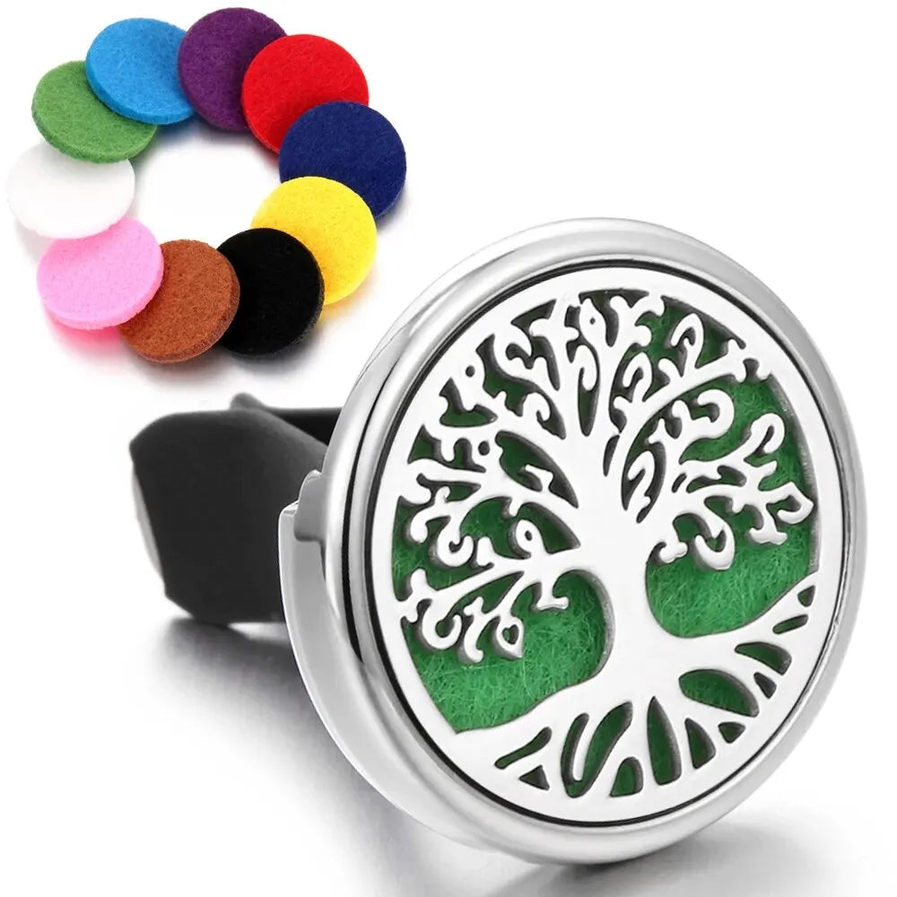 Tree Car Aromatherapy Diffuser - Essential Oil Vent Clip