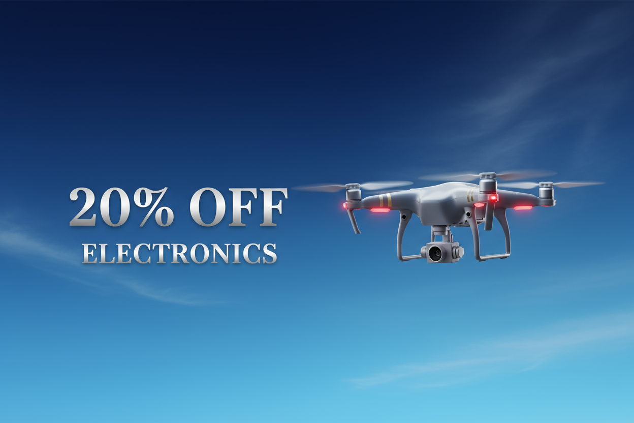 بانر الدرون بدون زر