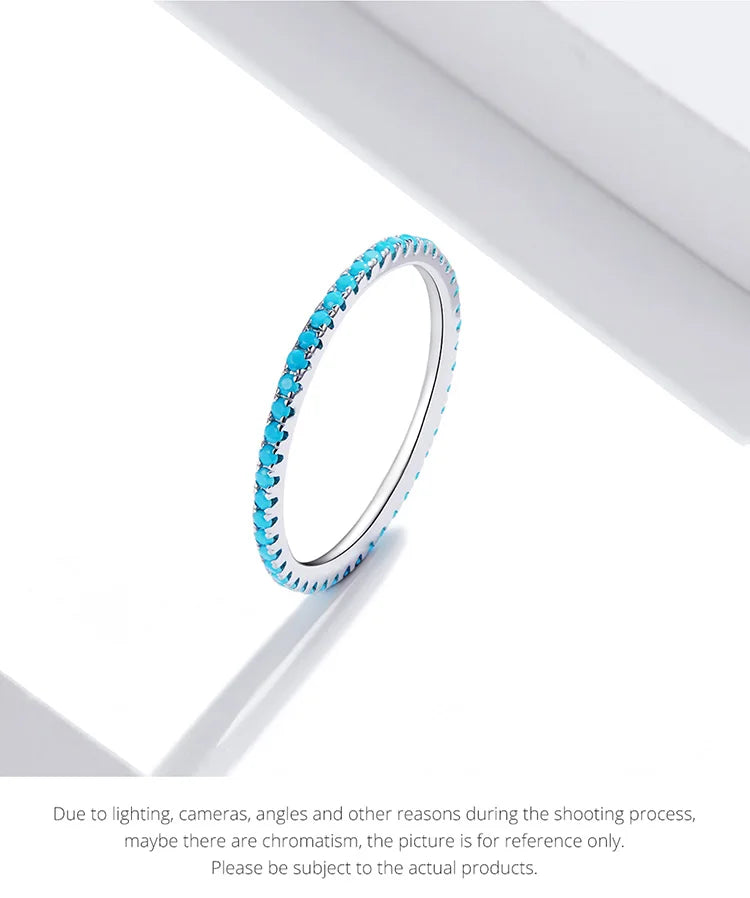 Sterling Silver CZ Stackable Ring - Gold Plated Wedding Band