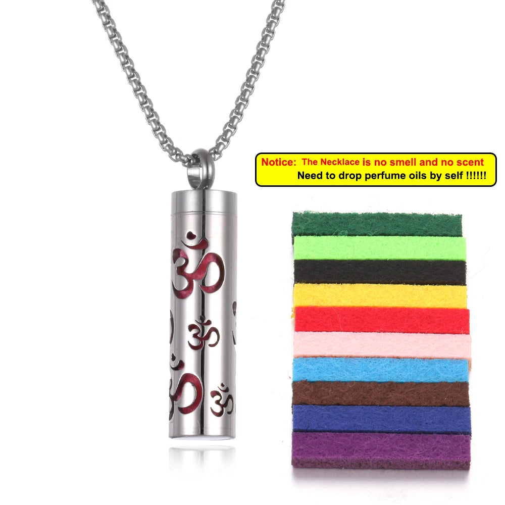 Aromatherapy Diffuser Necklace - Essential Oil Pendant