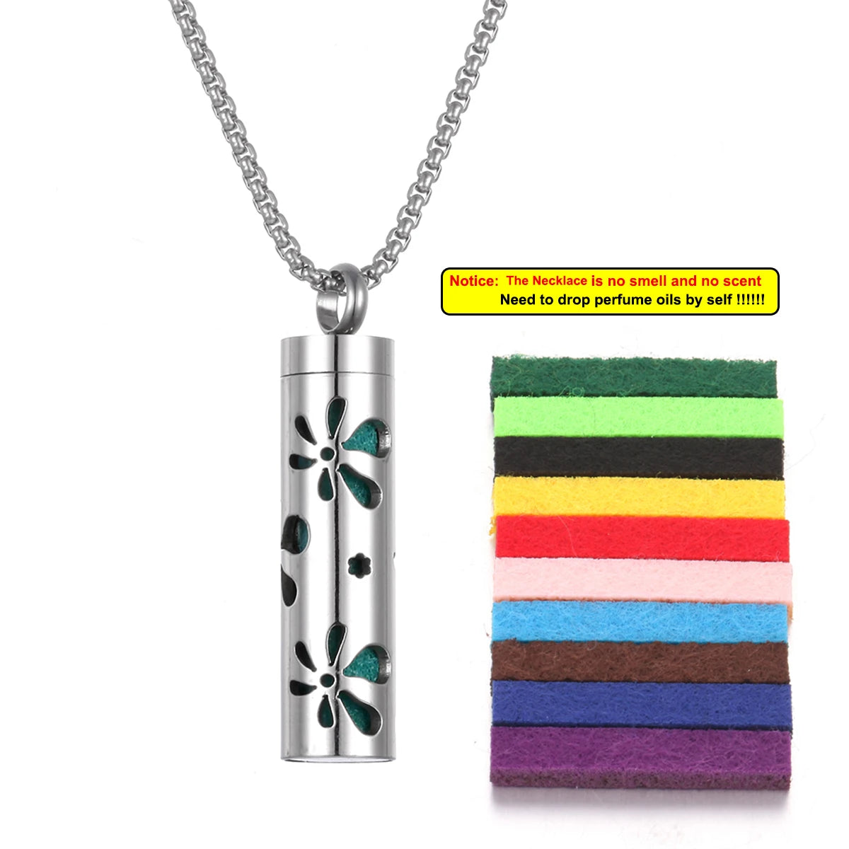 Aromatherapy Diffuser Necklace - Essential Oil Pendant