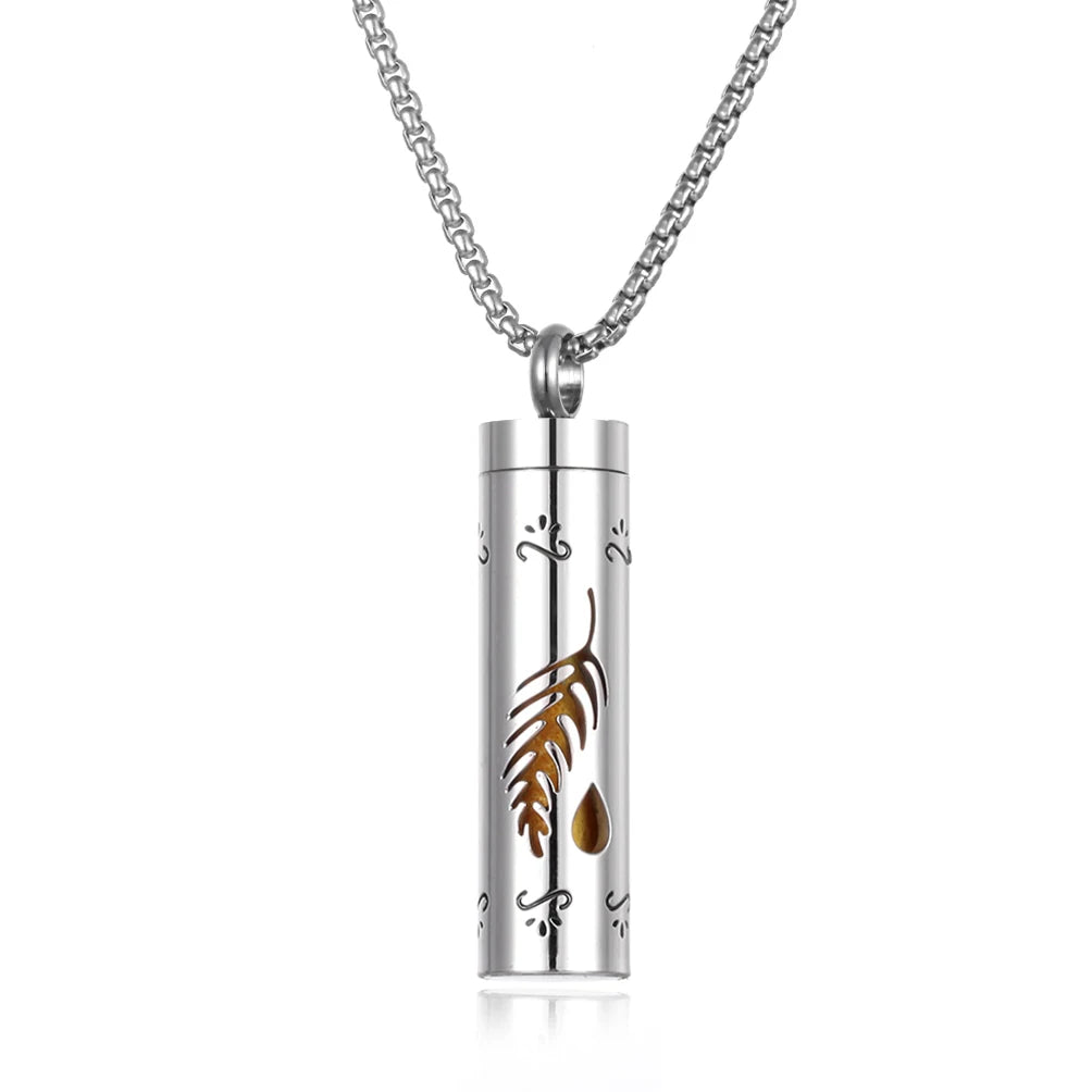 Aromatherapy Diffuser Necklace - Essential Oil Pendant