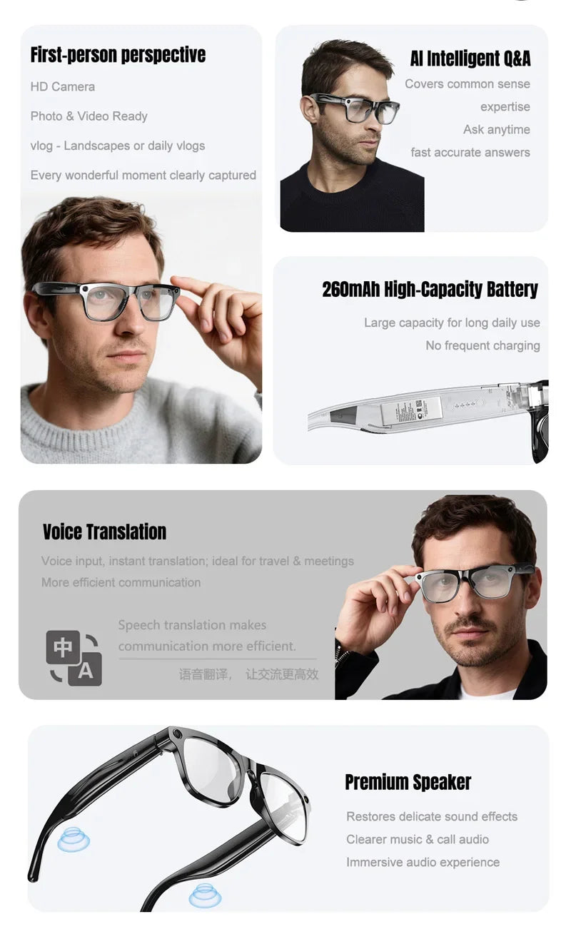 Xiaomi AI Smart Glasses - 8K HD