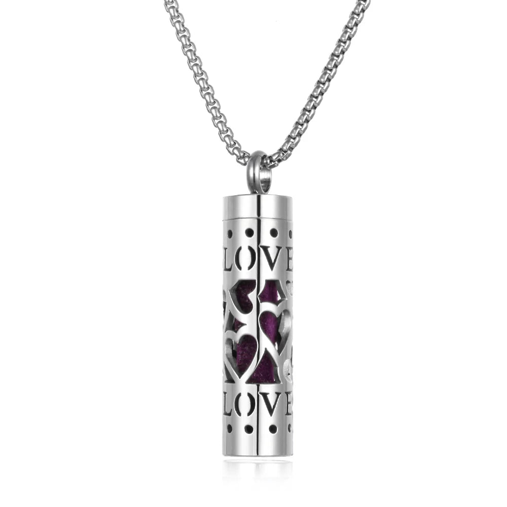 Aromatherapy Diffuser Necklace - Essential Oil Pendant