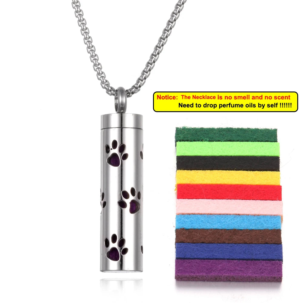 Aromatherapy Diffuser Necklace - Essential Oil Pendant