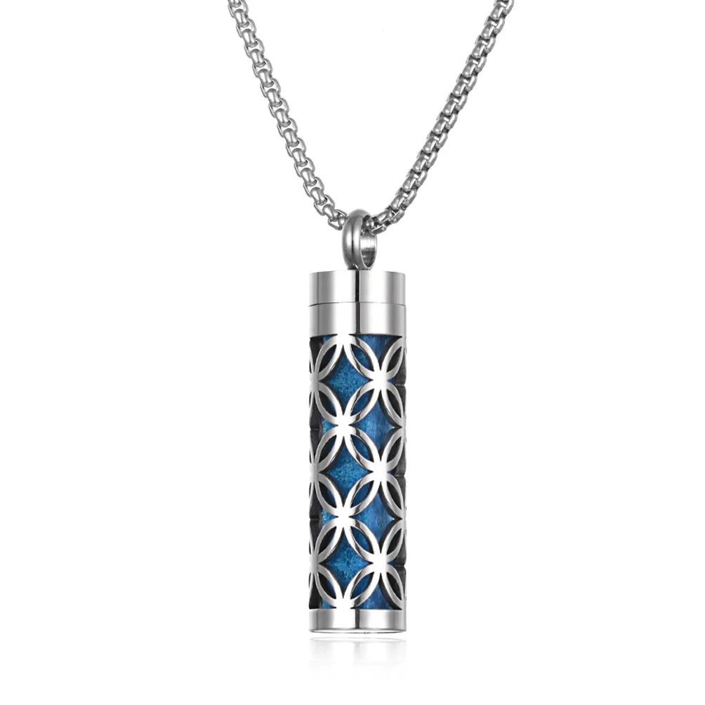 Aromatherapy Diffuser Necklace - Essential Oil Pendant