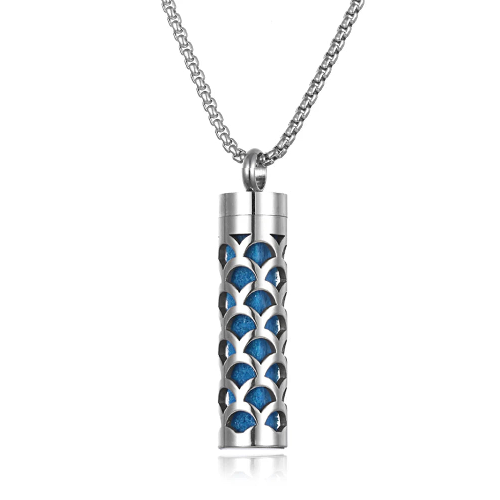 Aromatherapy Diffuser Necklace - Essential Oil Pendant