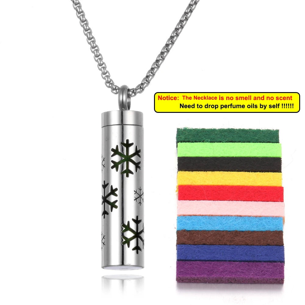 Aromatherapy Diffuser Necklace - Essential Oil Pendant