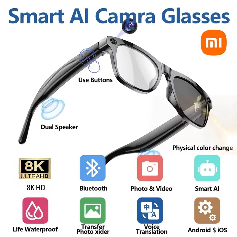 Xiaomi AI Smart Glasses - 8K HD