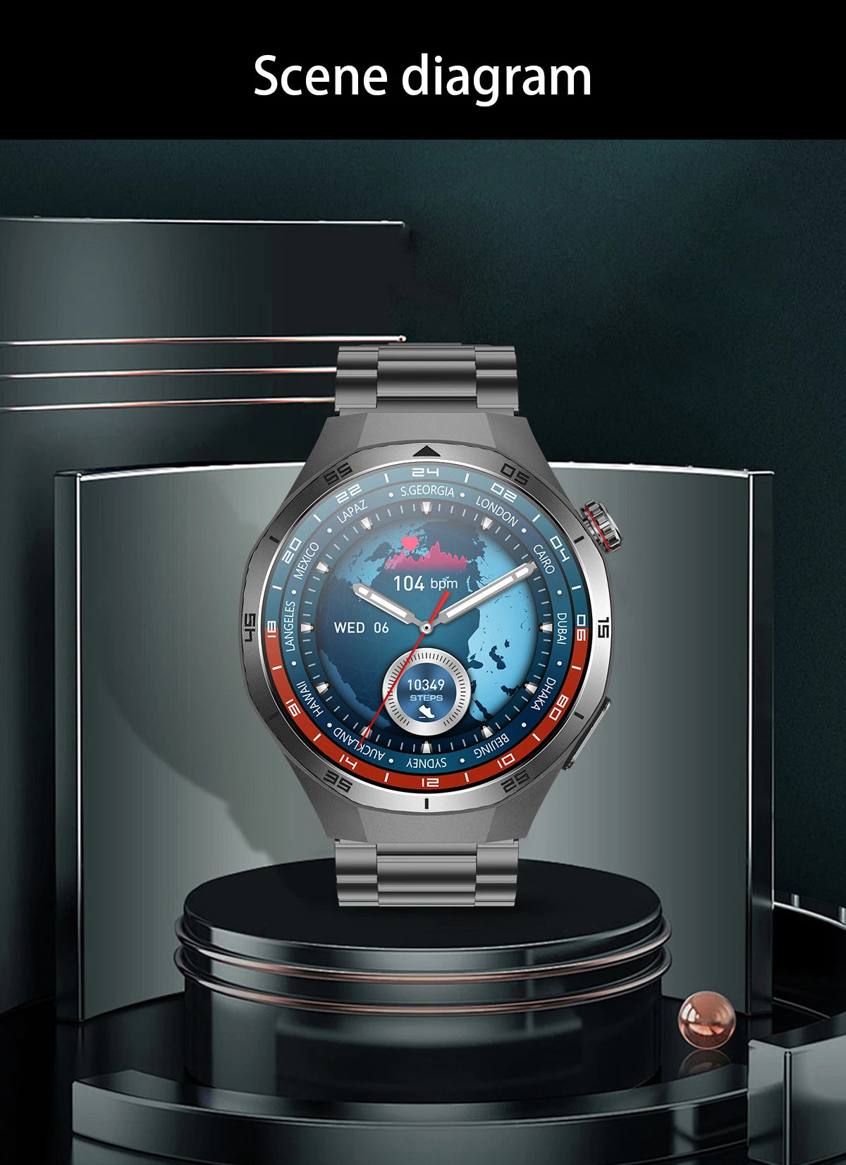 HUAWEI Smart Health Watch 2025 - ECG+PPG Blood Pressure Monitor with NFC & HD Calling