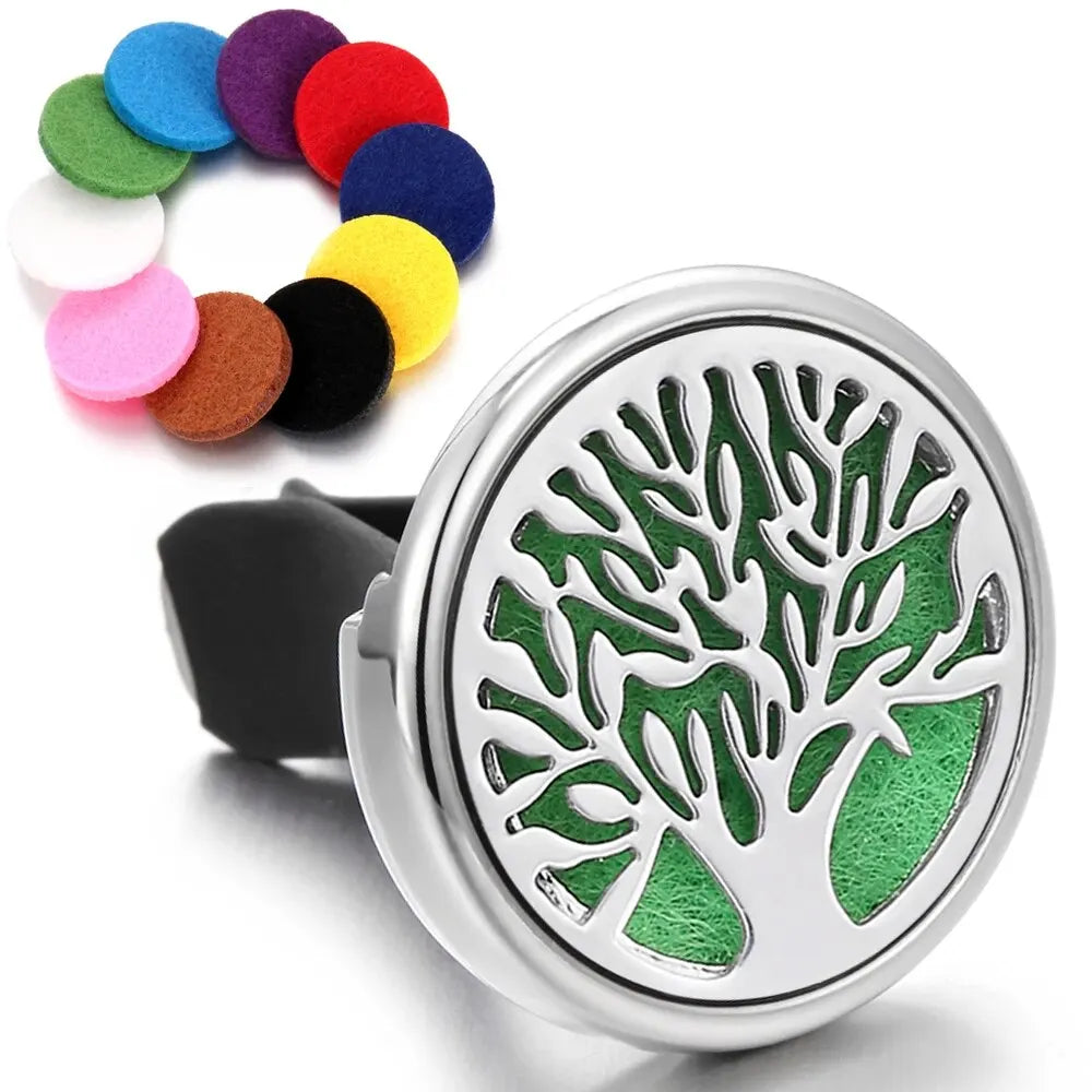 Tree Car Aromatherapy Diffuser - Essential Oil Vent Clip