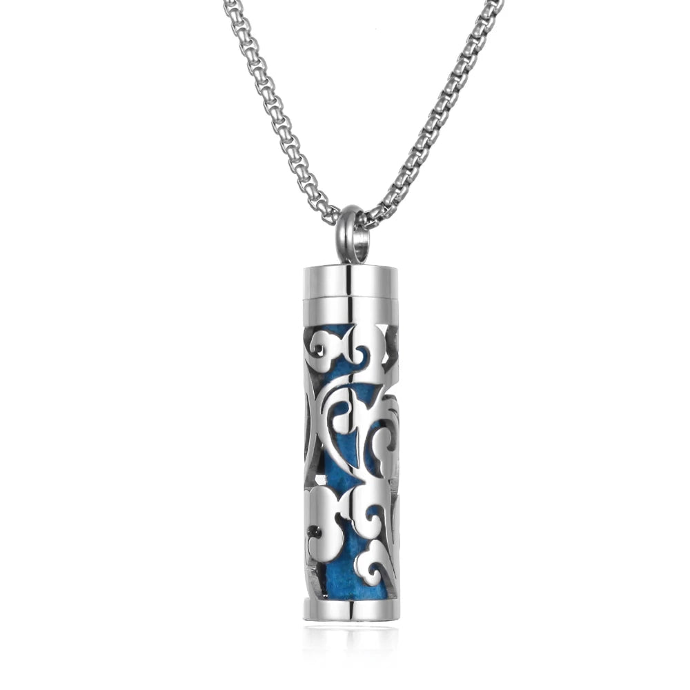 Aromatherapy Diffuser Necklace - Essential Oil Pendant