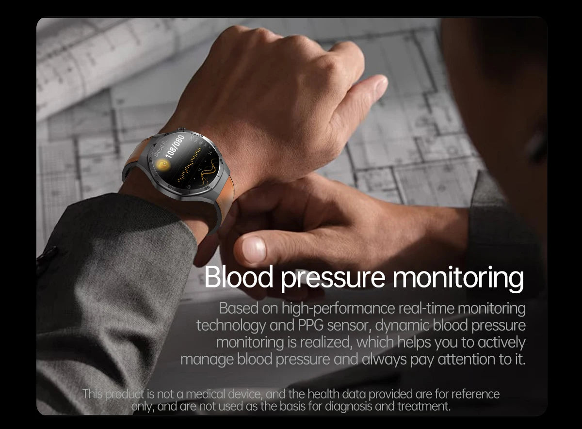 HUAWEI Smart Health Watch 2025 - ECG+PPG Blood Pressure Monitor with NFC & HD Calling