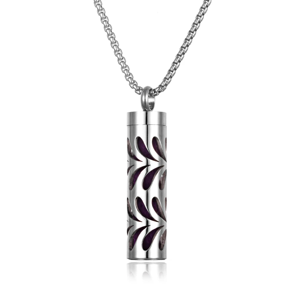 Aromatherapy Diffuser Necklace - Essential Oil Pendant