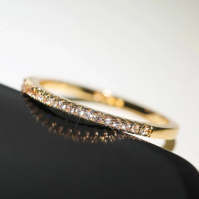 Radiant Sparkle Rings - Elegant Statement Jewelry