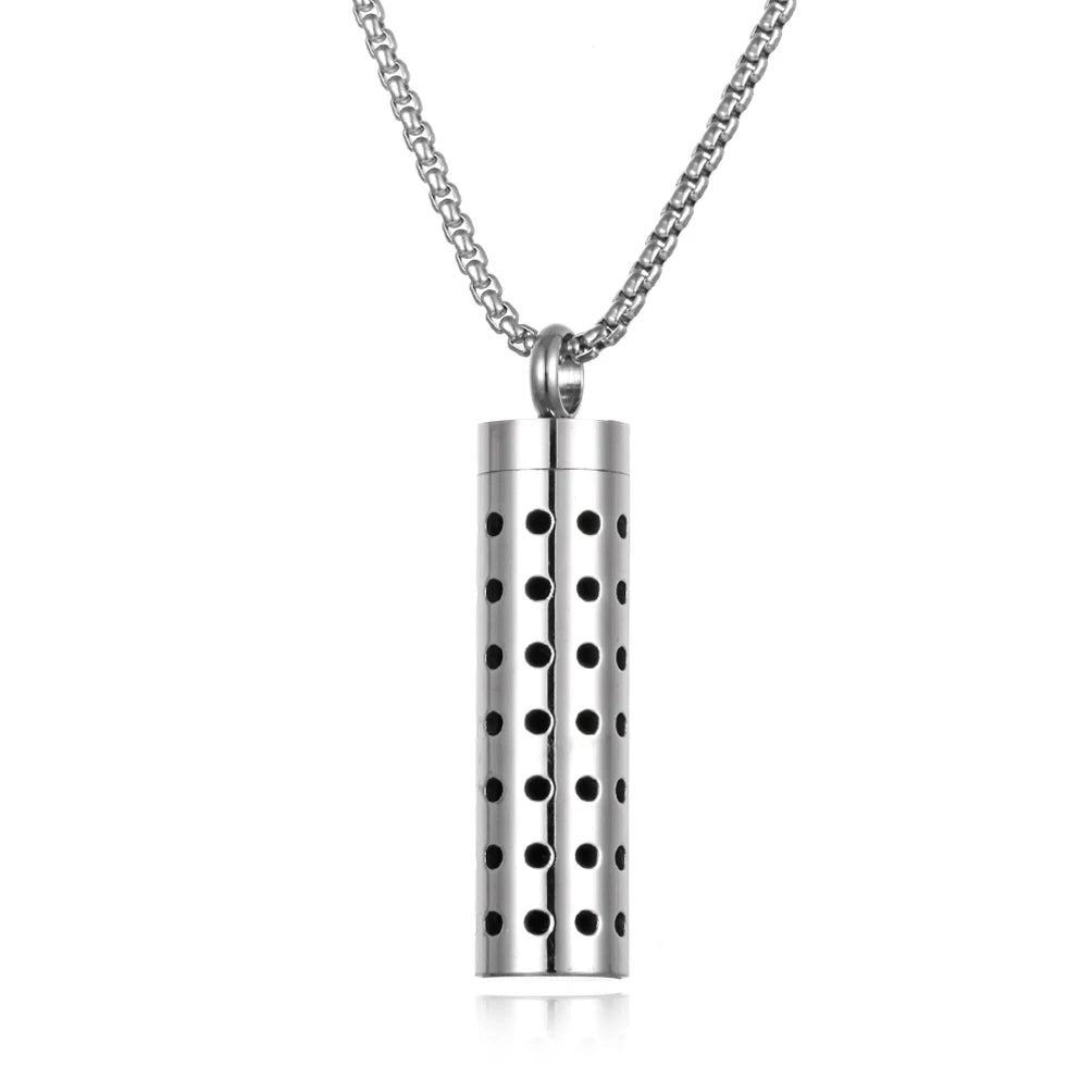 Aromatherapy Diffuser Necklace - Essential Oil Pendant