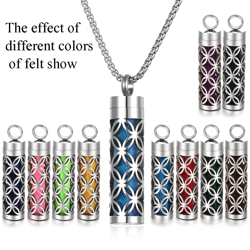 Aromatherapy Diffuser Necklace - Essential Oil Pendant