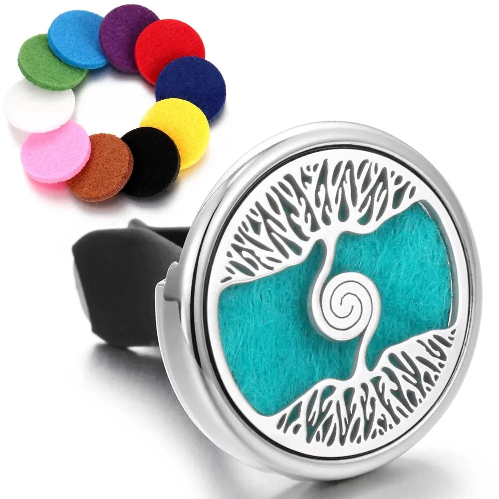 Tree Car Aromatherapy Diffuser - Essential Oil Vent Clip