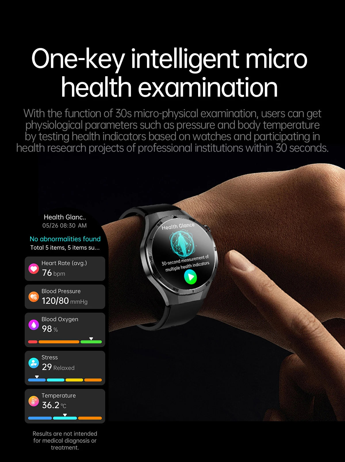 HUAWEI Smart Health Watch 2025 - ECG+PPG Blood Pressure Monitor with NFC & HD Calling