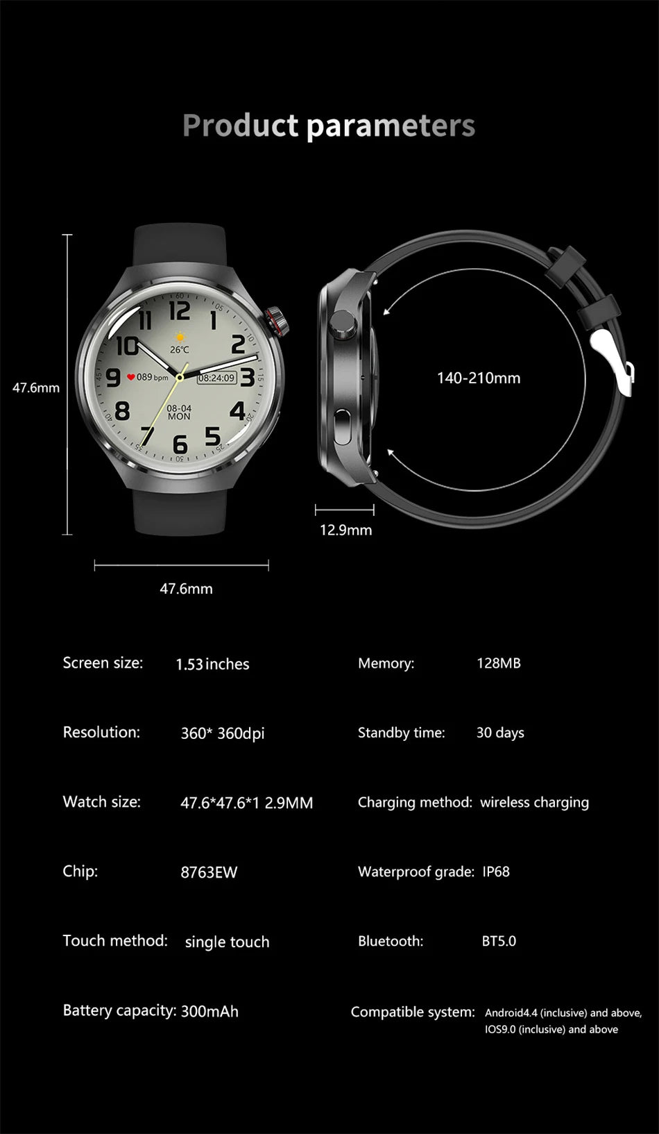 HUAWEI Band 4 Pro - Smart Fitness Tracker with Color Display