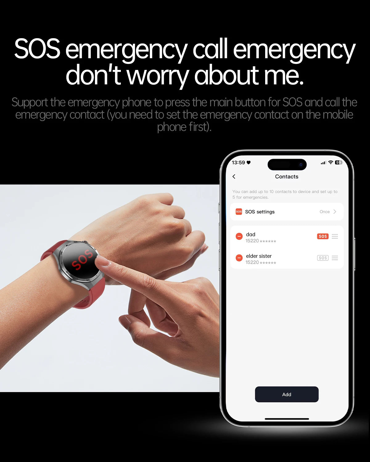 HUAWEI Smart Health Watch 2025 - ECG+PPG Blood Pressure Monitor with NFC & HD Calling