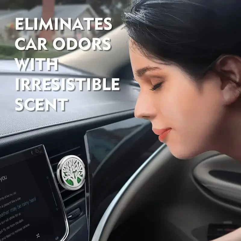 Tree Car Aromatherapy Diffuser - Essential Oil Vent Clip